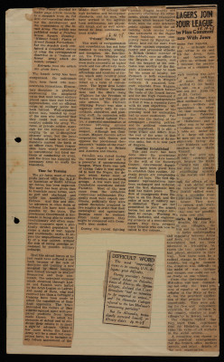 "Villagers Join Labour League, Arabs Plan Common Future with Jews", a Newspaper Clipping from the Jerusalem Post, 15 October 1948