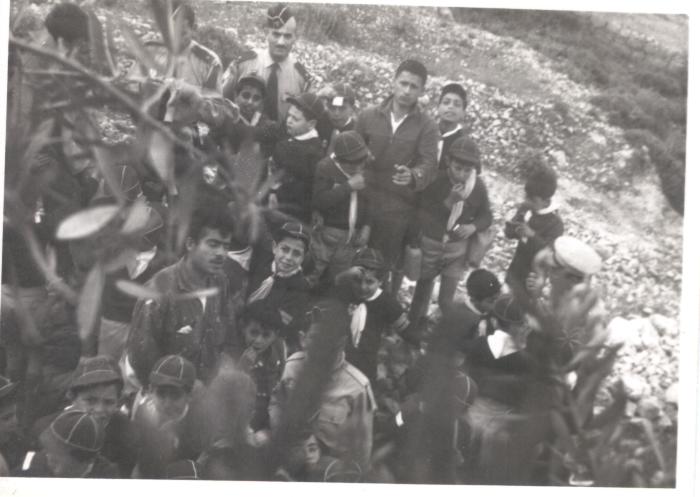 A Photograph of a Sareyyet Ramallah Scout Camp
