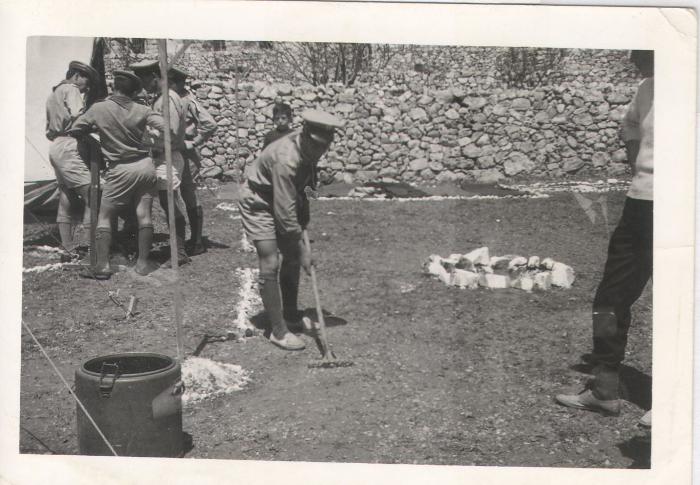 A Photograph of a Sareyyet Ramallah Scout Camp
