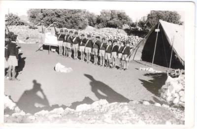 صورة من مخيم كشفي تابع لسرية رام الله الأولى