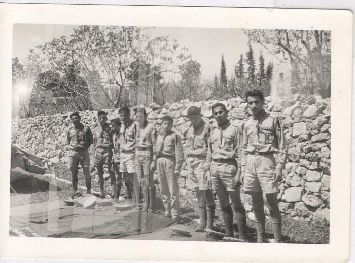 A Photograph of a Sareyyet Ramallah Scout Camp
