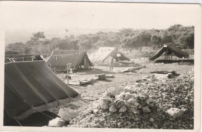 صورة من مخيم كشفي تابع لسرية رام الله الأولى