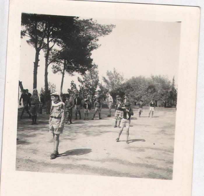 A Photograph of a Sareyyet Ramallah Scout Camp
