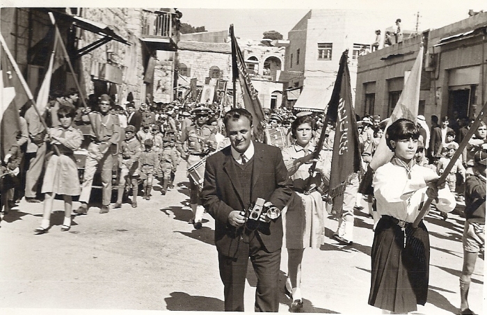 صورة من عرض كشفي لسرية رام الله الأولى، 1960-69
