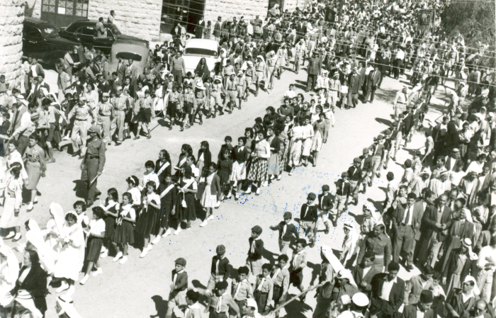 صورة من عرض كشفي لسرية رام الله الأولى، 1960-69
