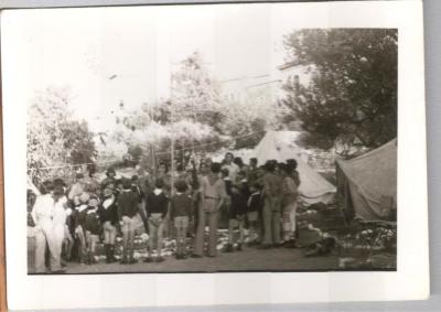 صورة من مخيم كشفي تابع لسرية رام الله الأولى