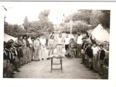 صورة من مخيم كشفي تابع لسرية رام الله الأولى