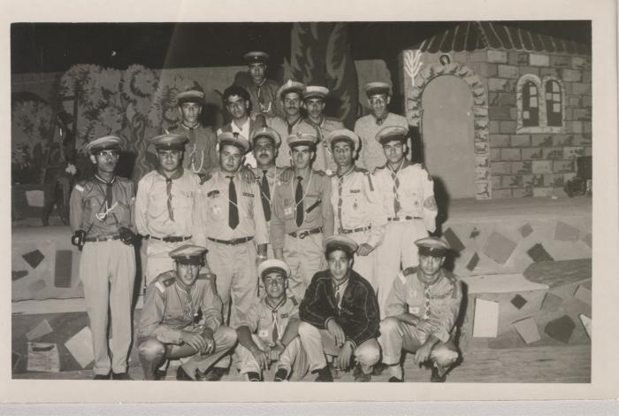 صورة من عرض كشفي لسرية رام الله الأولى، 1930-47
