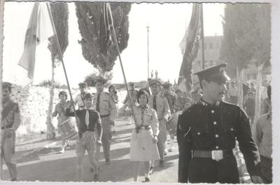 صورة من عرض كشفي لسرية رام الله الأولى، 1927-47
