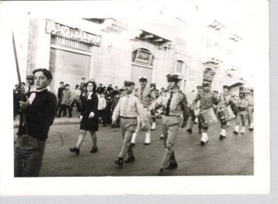 صورة من عرض كشفي لسرية رام الله الأولى، 1960-69
