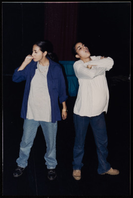 صورة من ورشة صوت، مسرح عشتار، 1998