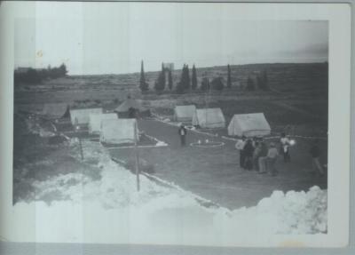 صورة من مخيم كشفي تابع لسرية رام الله الأولى