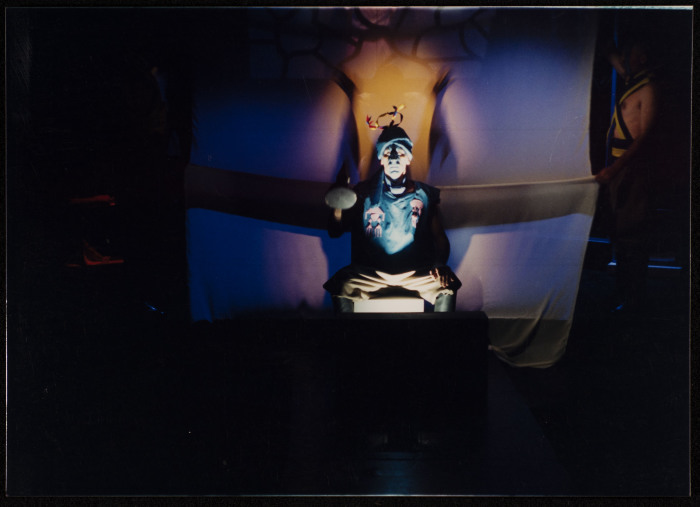A Photograph of Ashtar's Theatrical Performance 