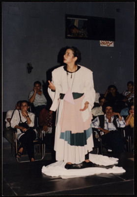 A Photograph of Ashtar's Theatrical Performance 