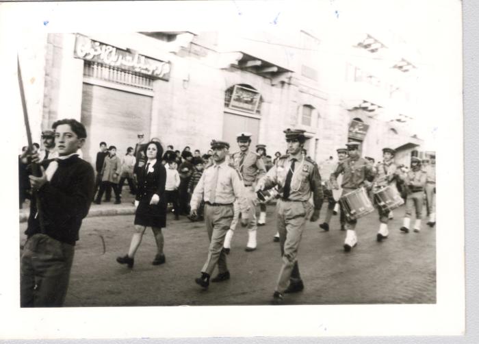 صورة من عرض كشفي لسرية رام الله الأولى، 1960-69
