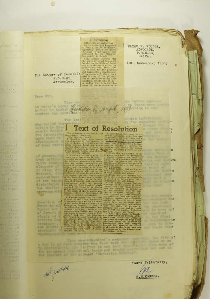 A Newspaper Clipping, 