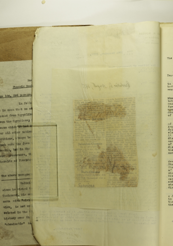 A Newspaper Clipping, 