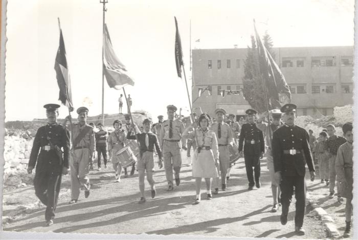 صورة من عرض كشفي لسرية رام الله الأولى، 1927-47
