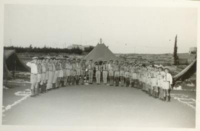 صورة من مخيم كشفي تابع لسرية رام الله الأولى