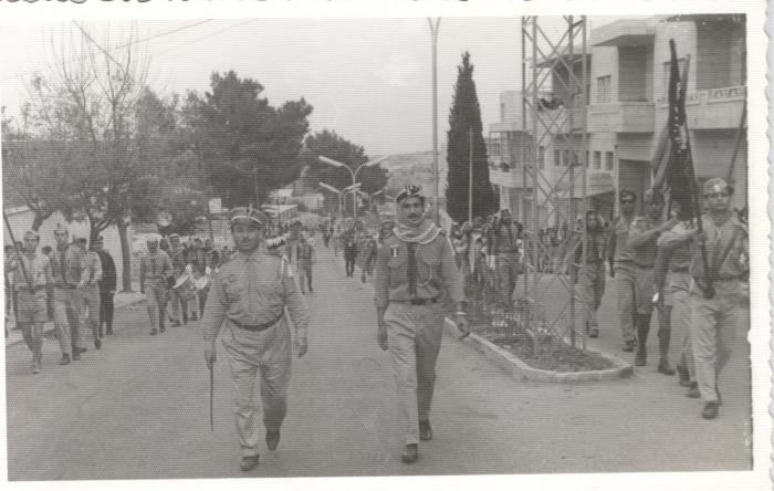 صورة من عرض كشفي لسرية رام الله الأولى، 1960-69
