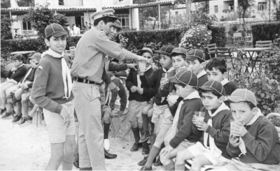 صورة من مخيم كشفي تابع لسرية رام الله الأولى