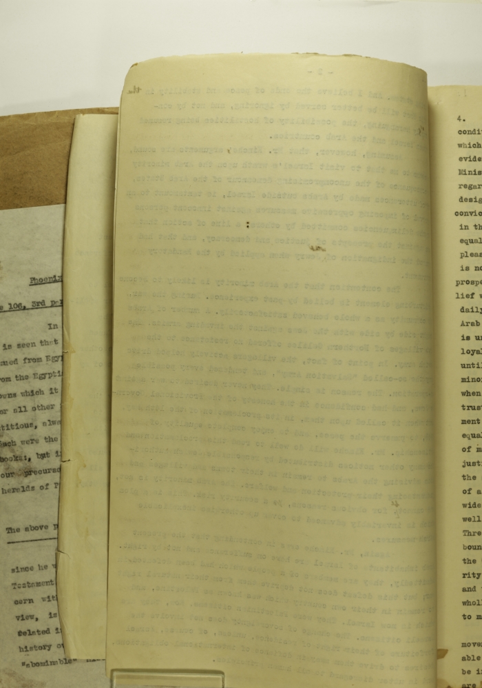 رسالة من إلياس كوسا إلى  محرر صحيفة فلسطين بوست، تموز 1950
