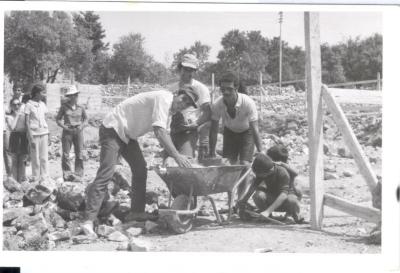 A Photograph of a Sareyyet Ramallah Scout Camp
