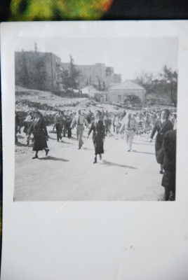 A Photograph of a Scout Parade by Sareyyet Ramallah