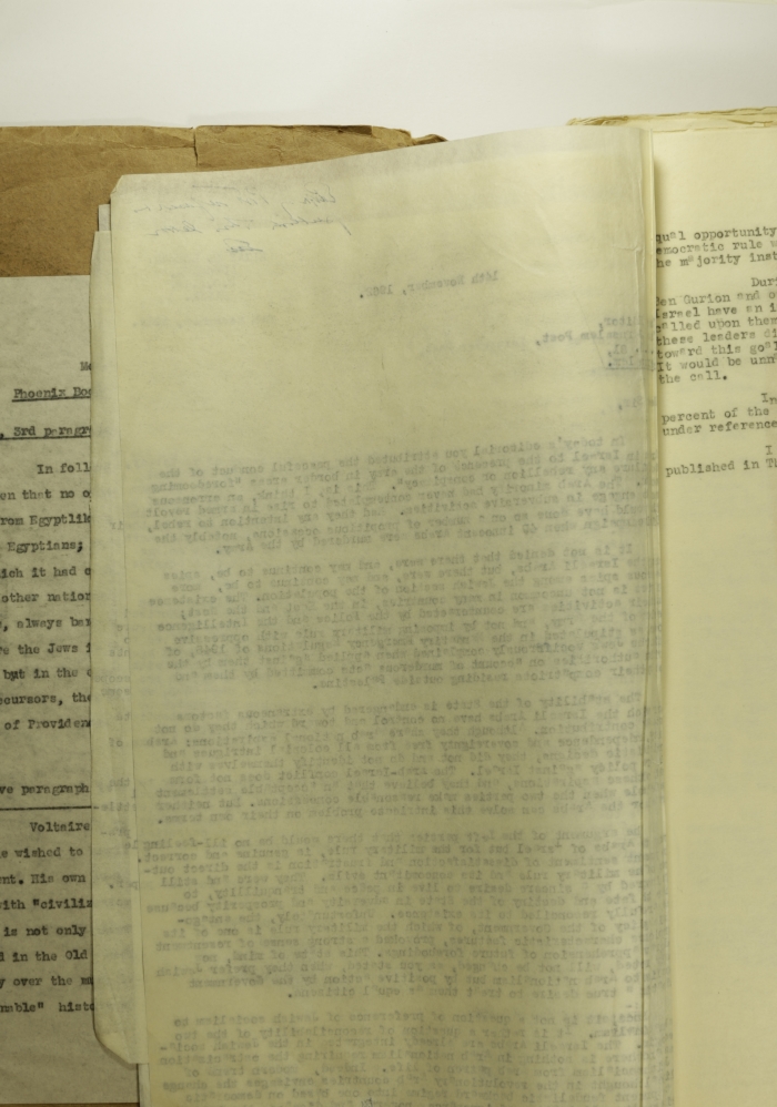 A Letter by Elyas Kusa to the Editor of the Jerusalem Post, November 1962