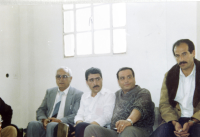 The UNRWA Staff on a Visit to Mohammad abu Aker