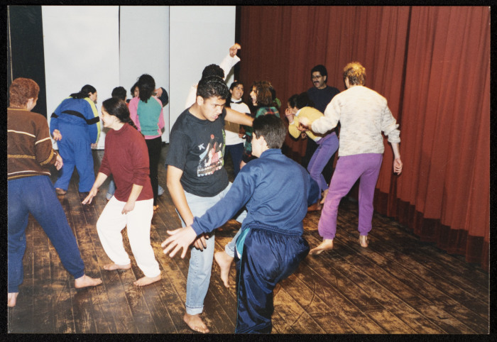 'Dreams for Sale', the Palestinian Circus School, at Saint Joseph School in Ramallah, 2010    <br />
 