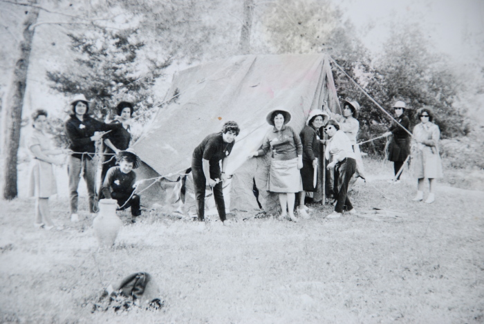 A Photograph of a Sareyyet Ramallah Scout Camp
