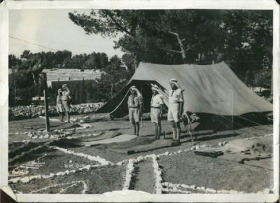 A Photograph of a Sareyyet Ramallah Scout Camp
