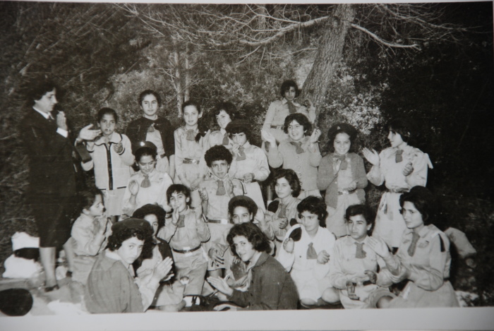 A Photograph of a Sareyyet Ramallah Scout Camp
