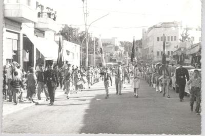 A Photograph of a Scout Parade by Sareyyet Ramallah, 1960s