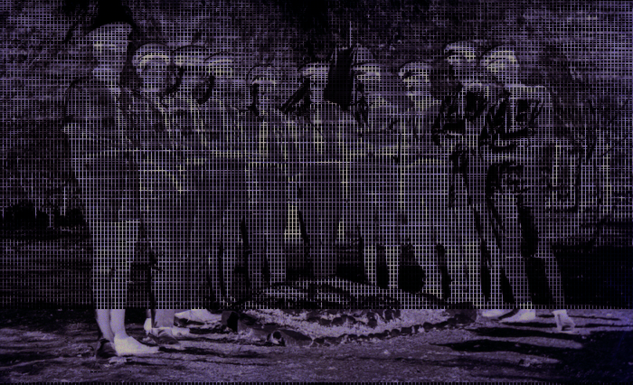 Members of Sareyyet Ramallah-First Ramallah Scout Group