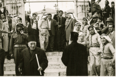 صورة من عرض كشفي لسرية رام الله الأولى، 1950-59
