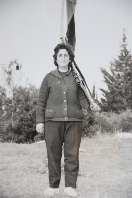 One of the guides of The First Ramallah Scout Group (Sareyyet Ramallah)