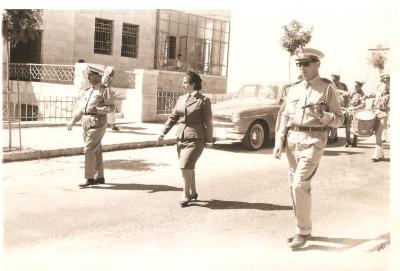A Photograph of a Scout Parade by Sareyyet Ramallah, 1960s