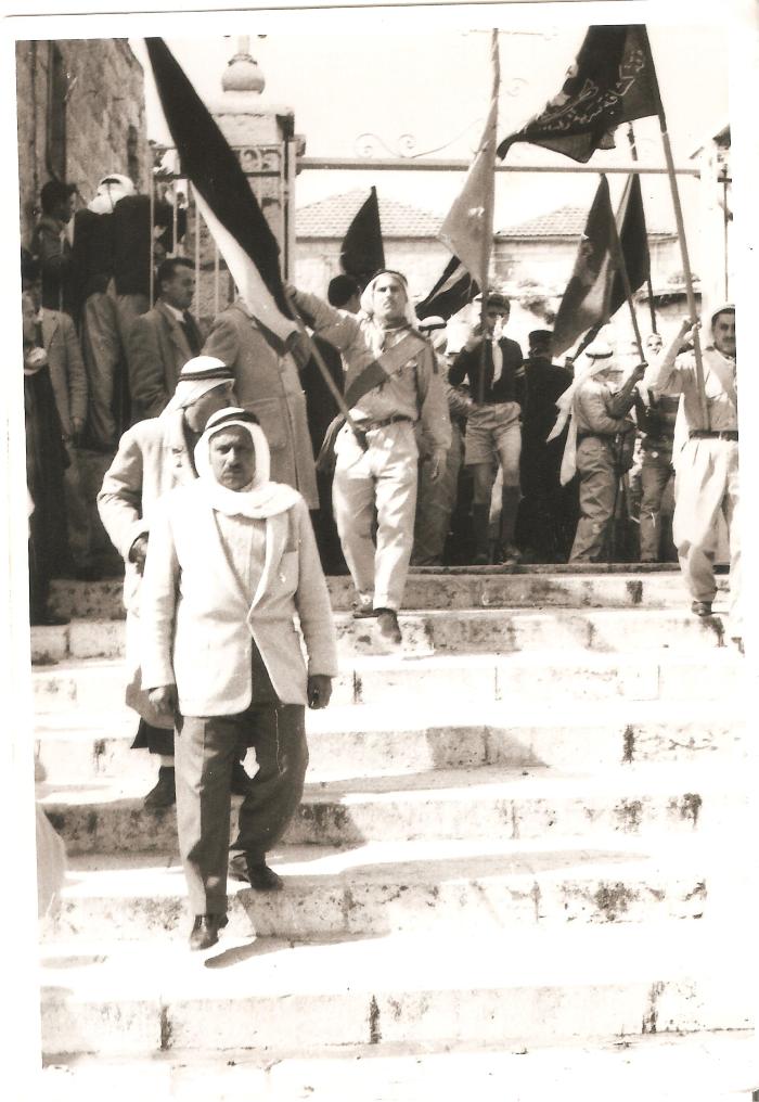 A Photograph of a Scout Parade by Sareyyet Ramallah, 1950s
