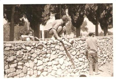 A Photograph of a Sareyyet Ramallah Scout Camp
