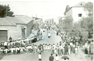 A Photograph of a Scout Parade by Sareyyet Ramallah