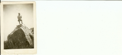 A member of The First Ramallah Scout Group (Sareyyet Ramallah)