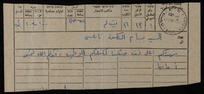 A Telegram Sent to Bassam ash-Shakʿa