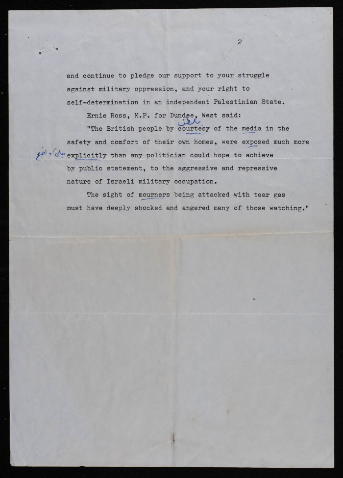 A Press Release by the Dundee West Constituency Labour Party, March 1982 