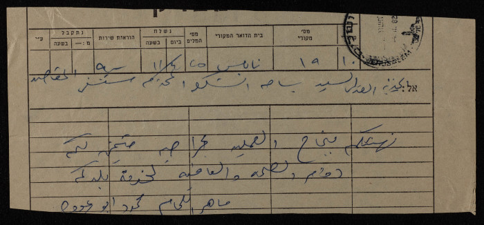 برقية من ماهر اللحام ومحمود أبو عودة إلى بسام الشكعة، 24 تشرين الثاني 1982