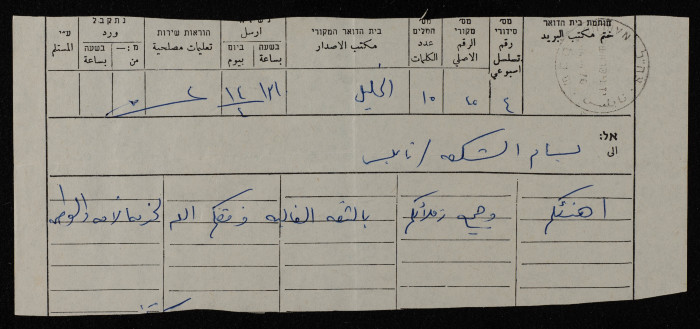 A Telegram Sent to Bassam ash-Shakʿa