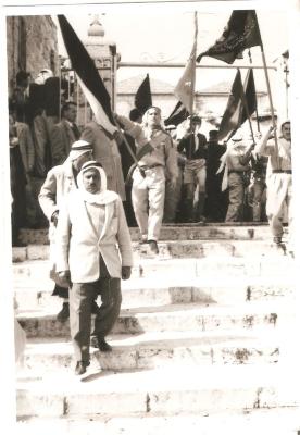 A Photograph of a Scout Parade by Sareyyet Ramallah, 1950s