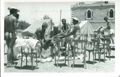 A Photograph of a Sareyyet Ramallah Scout Camp
