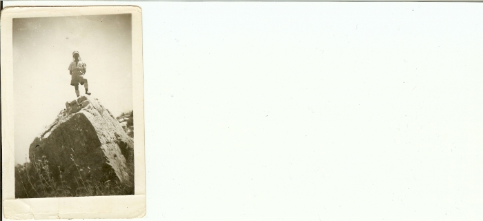 A member of The First Ramallah Scout Group (Sareyyet Ramallah)